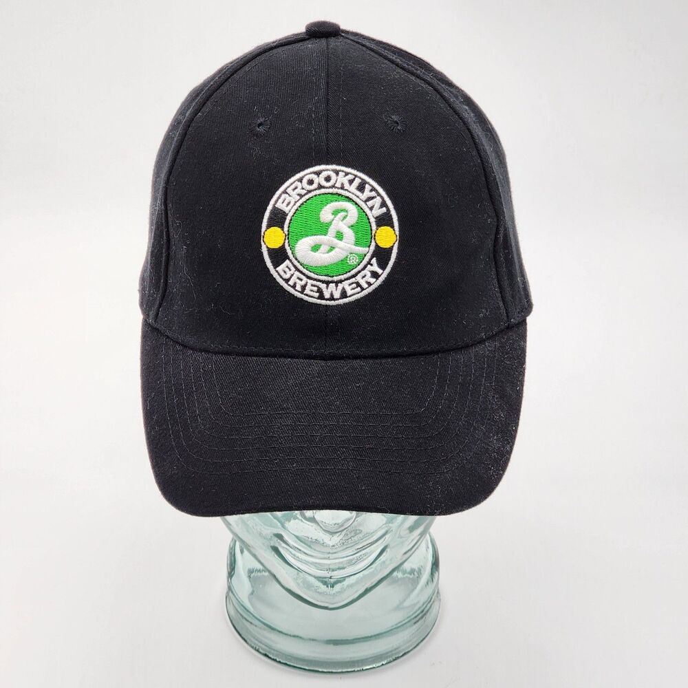 Brooklyn Brewery Embroidered Logo Baseball Hat Cap Black Adjustable